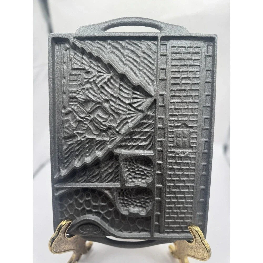John Wright Gingerbread Accessories Clock Tower Cast Iron Mold Christmas